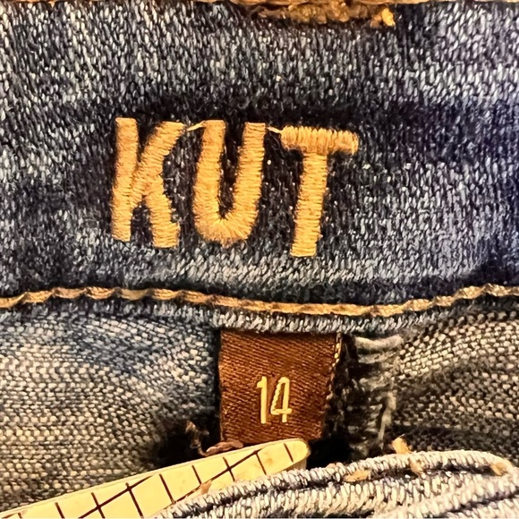 KUT from the Kloth Jeans Size 14 Women’s High Rise Straight Leg Blue Denim - Picture 3 of 11